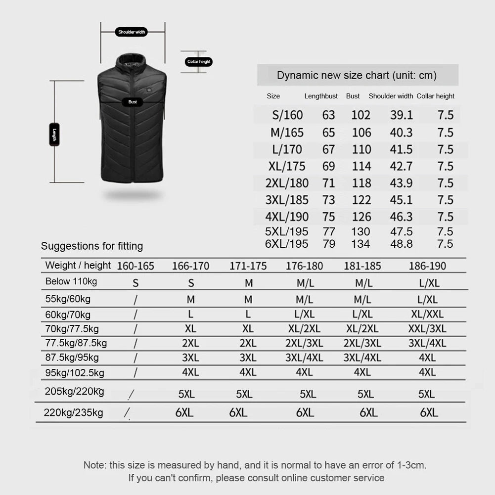 Smart USB Heated Vest